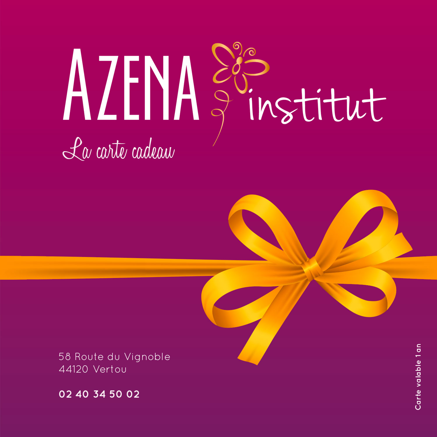 carte cadeau Azena Vertou en ligne carte cadeau Azena Vertou